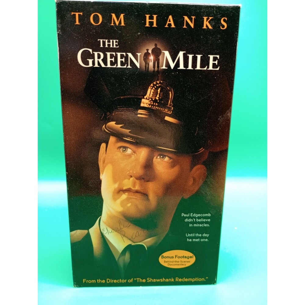 The Green Mile 1999 VHS Warner Bros, Tom Hanks Two Tape Set